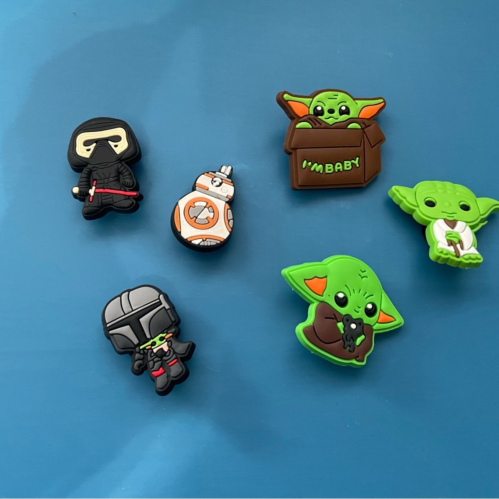 Baby Yoda & Friends Croc Charms (6pcs)